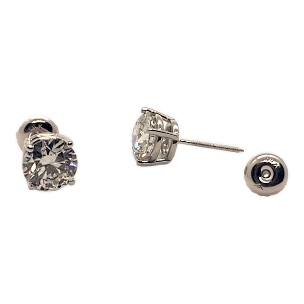 2.00ctw Lab Diamond Earring Studs